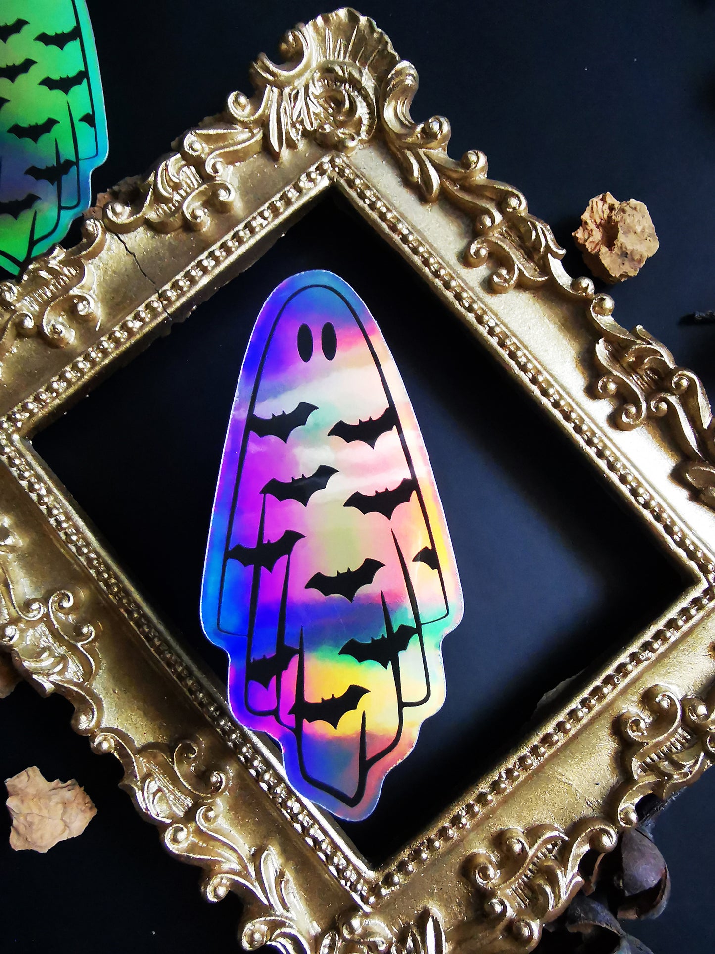 Holographic Sticker "Ghost Bats"