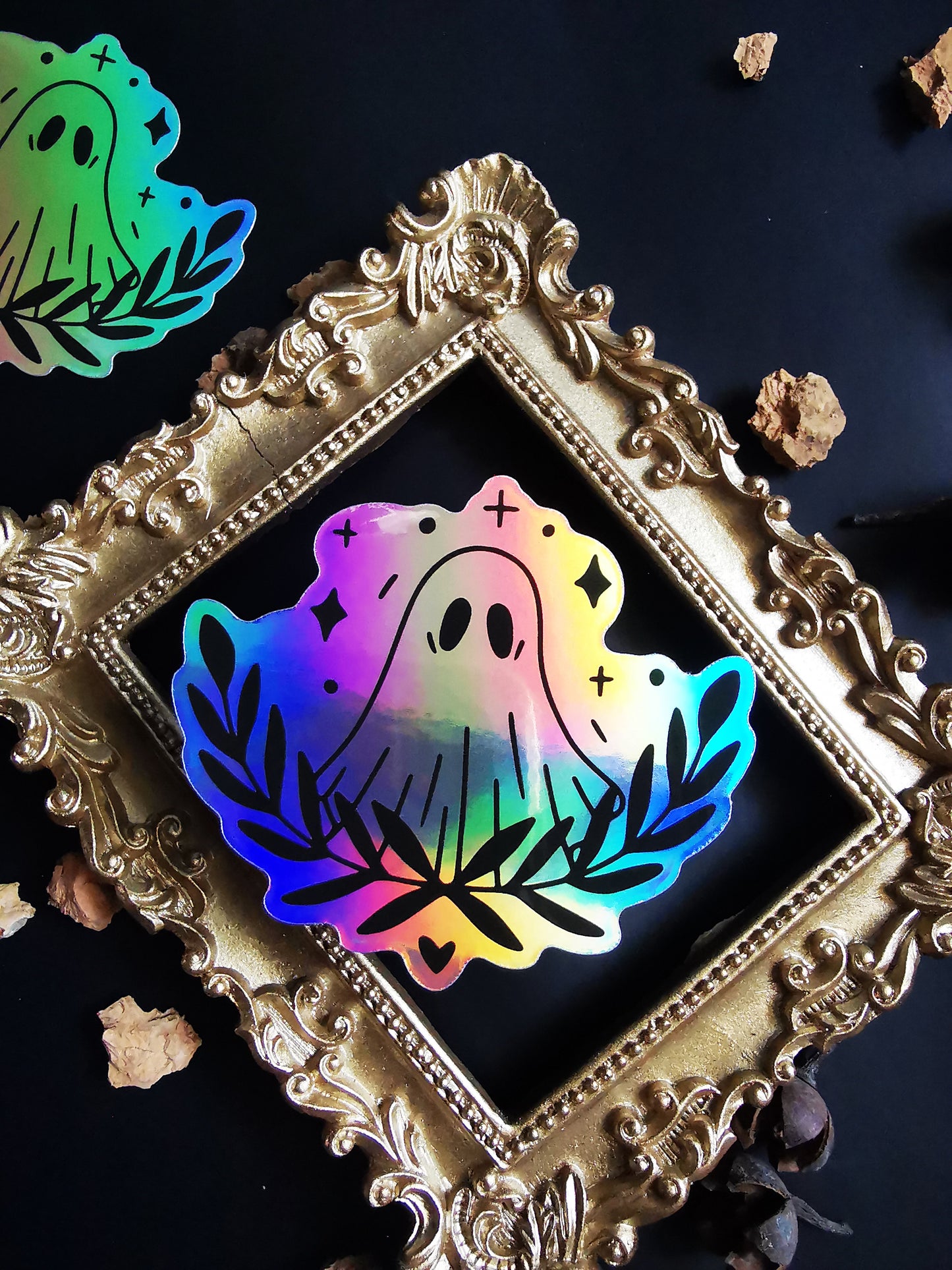 Holographic Sticker "Cute Ghost"