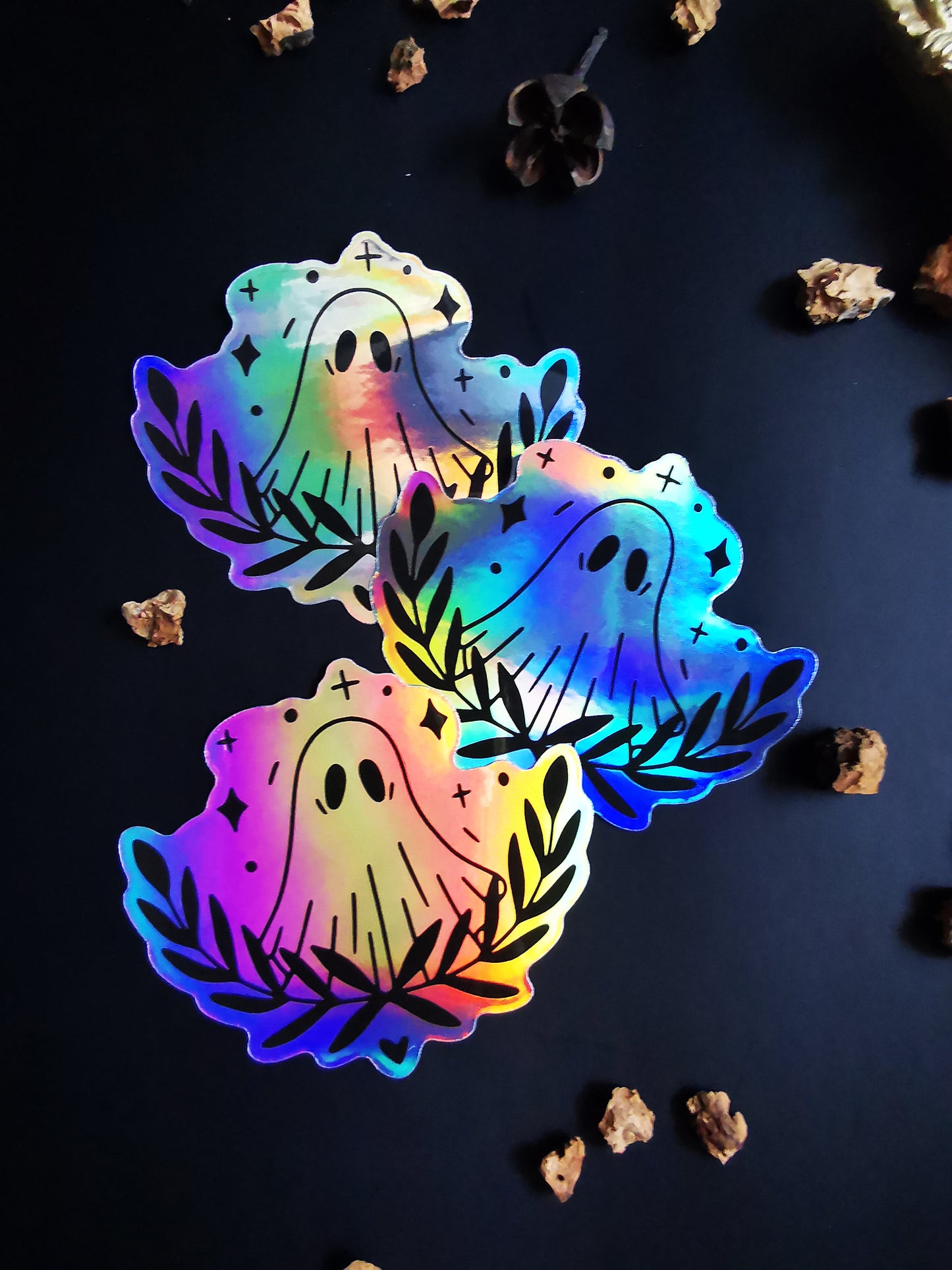 Holographic Sticker "Cute Ghost"