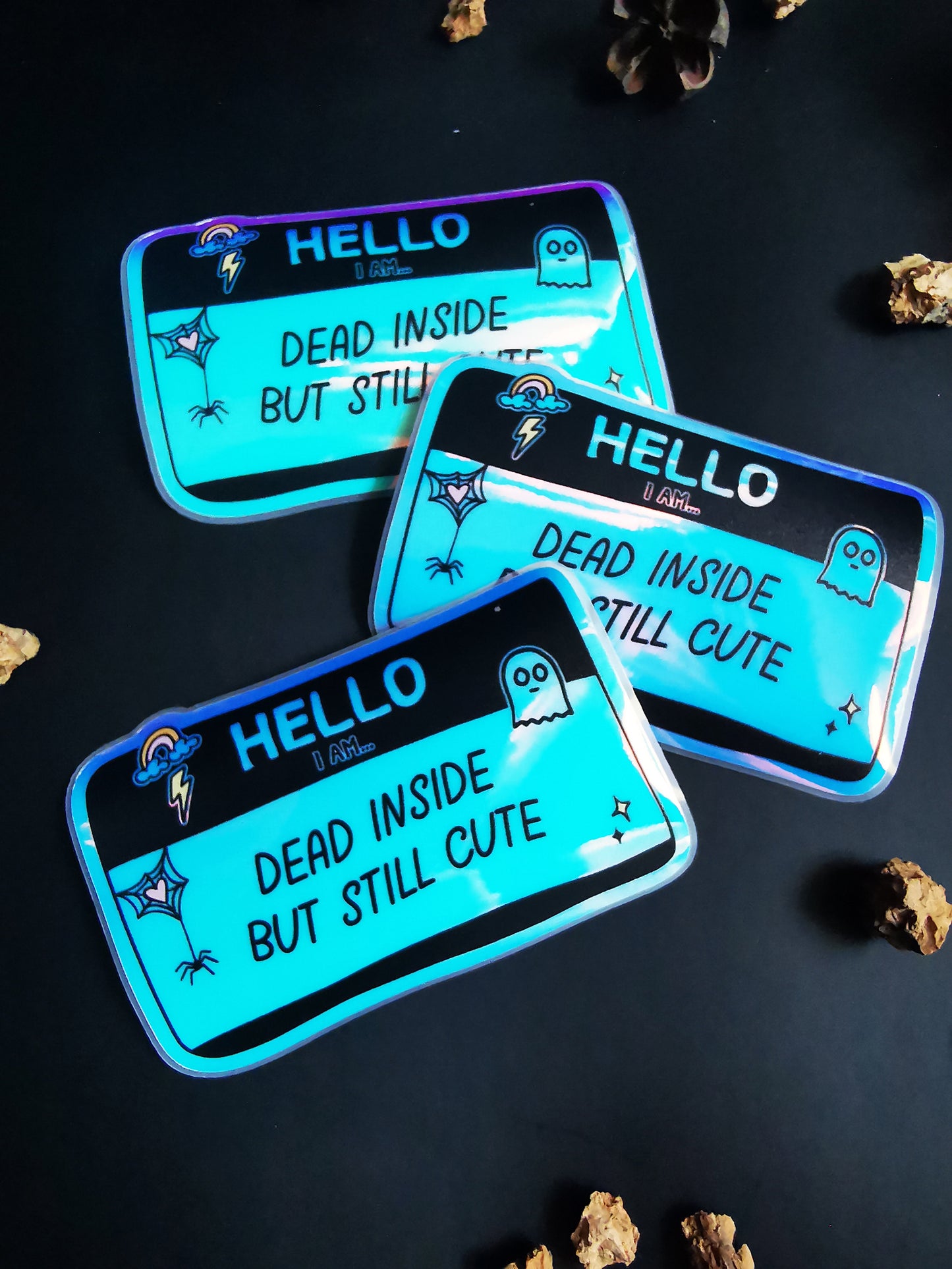 “Hello, Dead Inside” Stickers