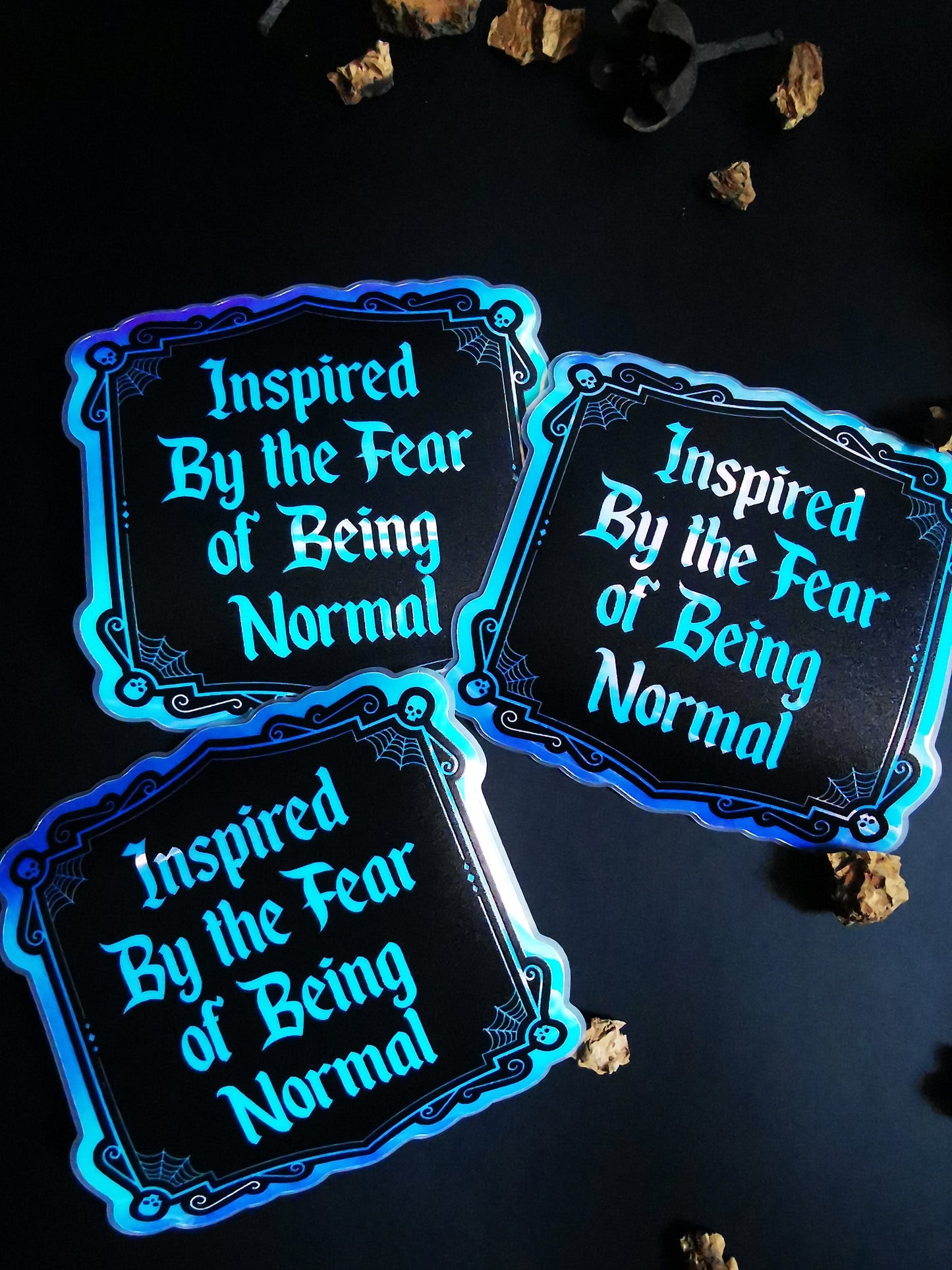 “Inspired by the Fear” stickers