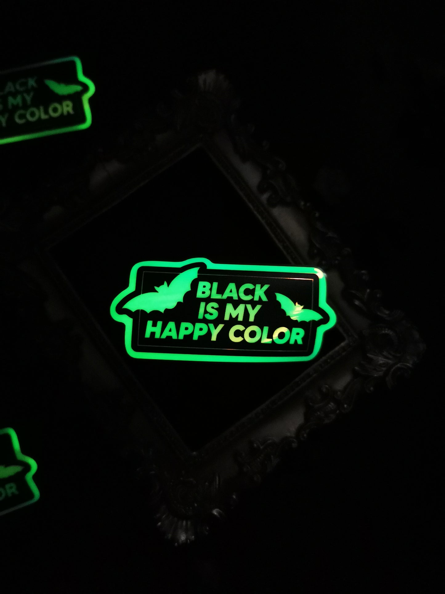 Stickers "Black is my Happy Color"