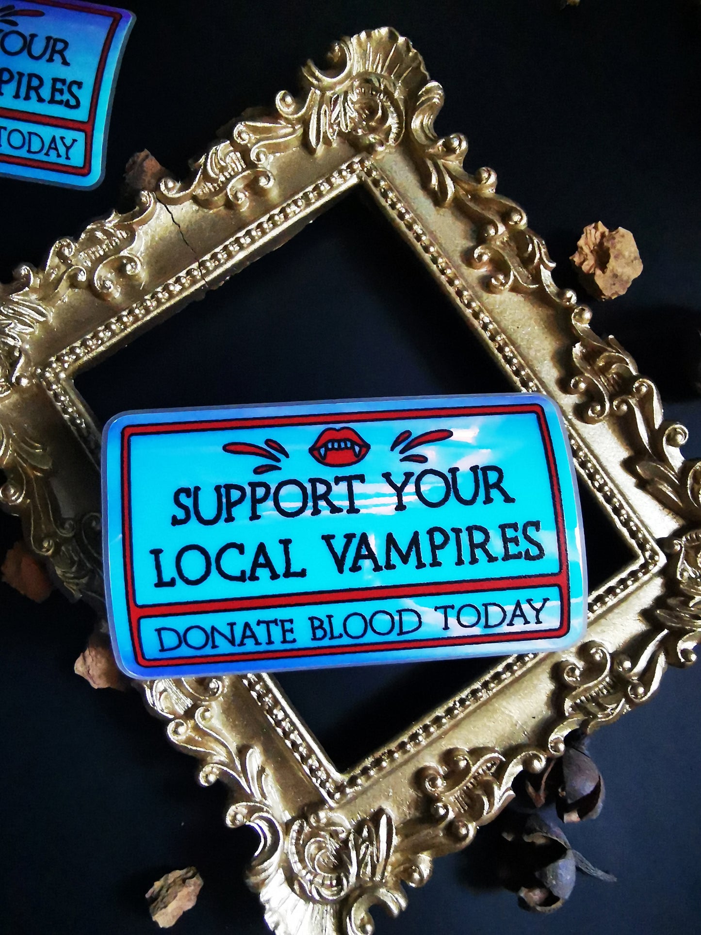 Stickers "Support your Local Vampire"