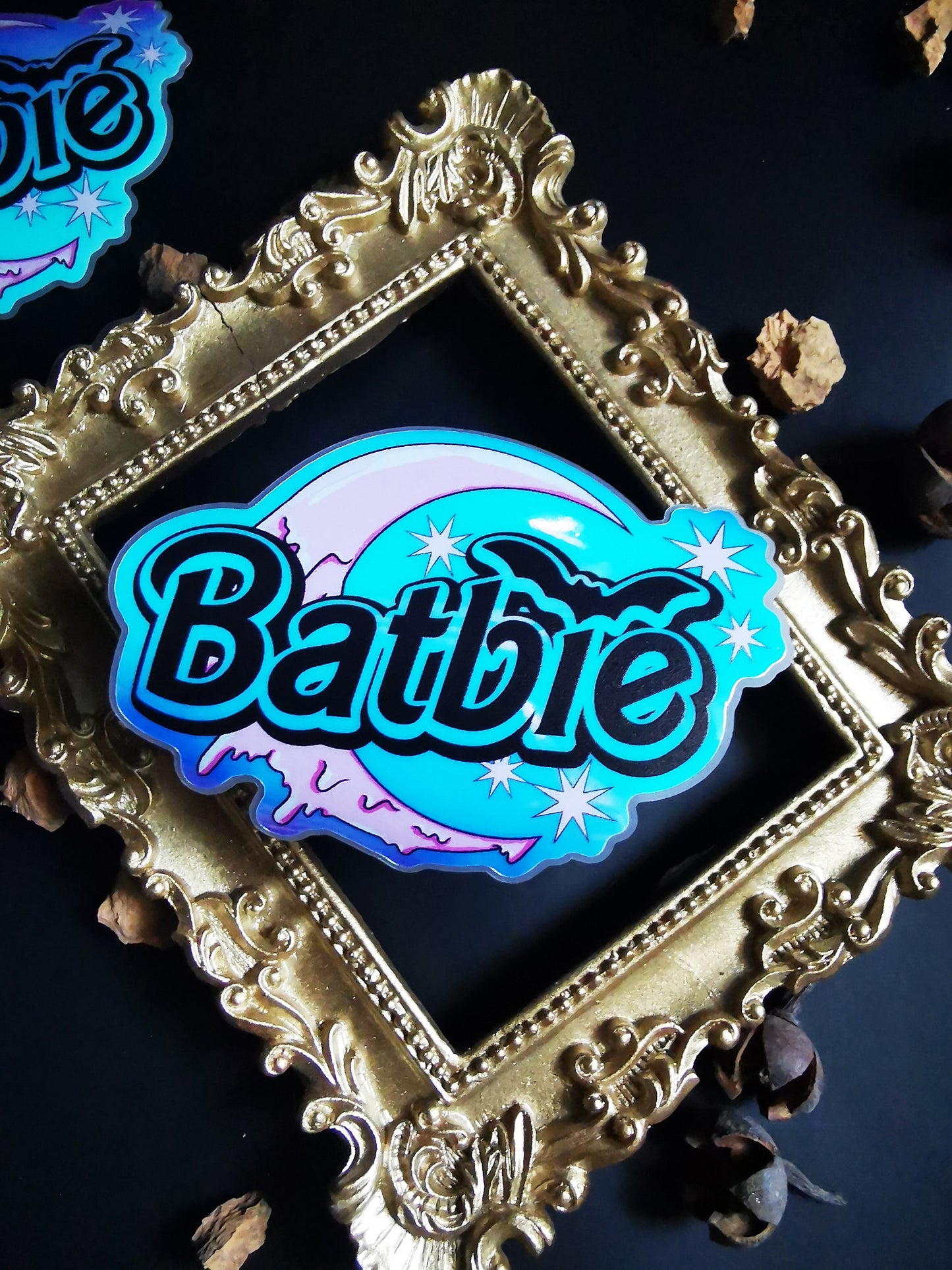 “Batbie” stickers