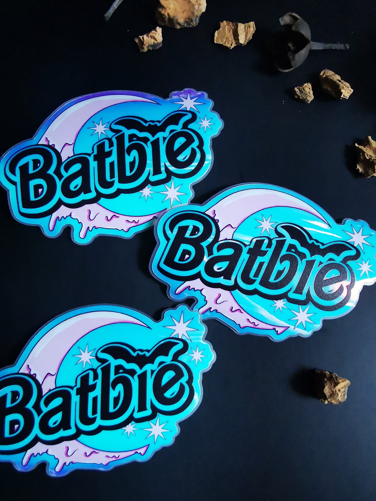 “Batbie” stickers