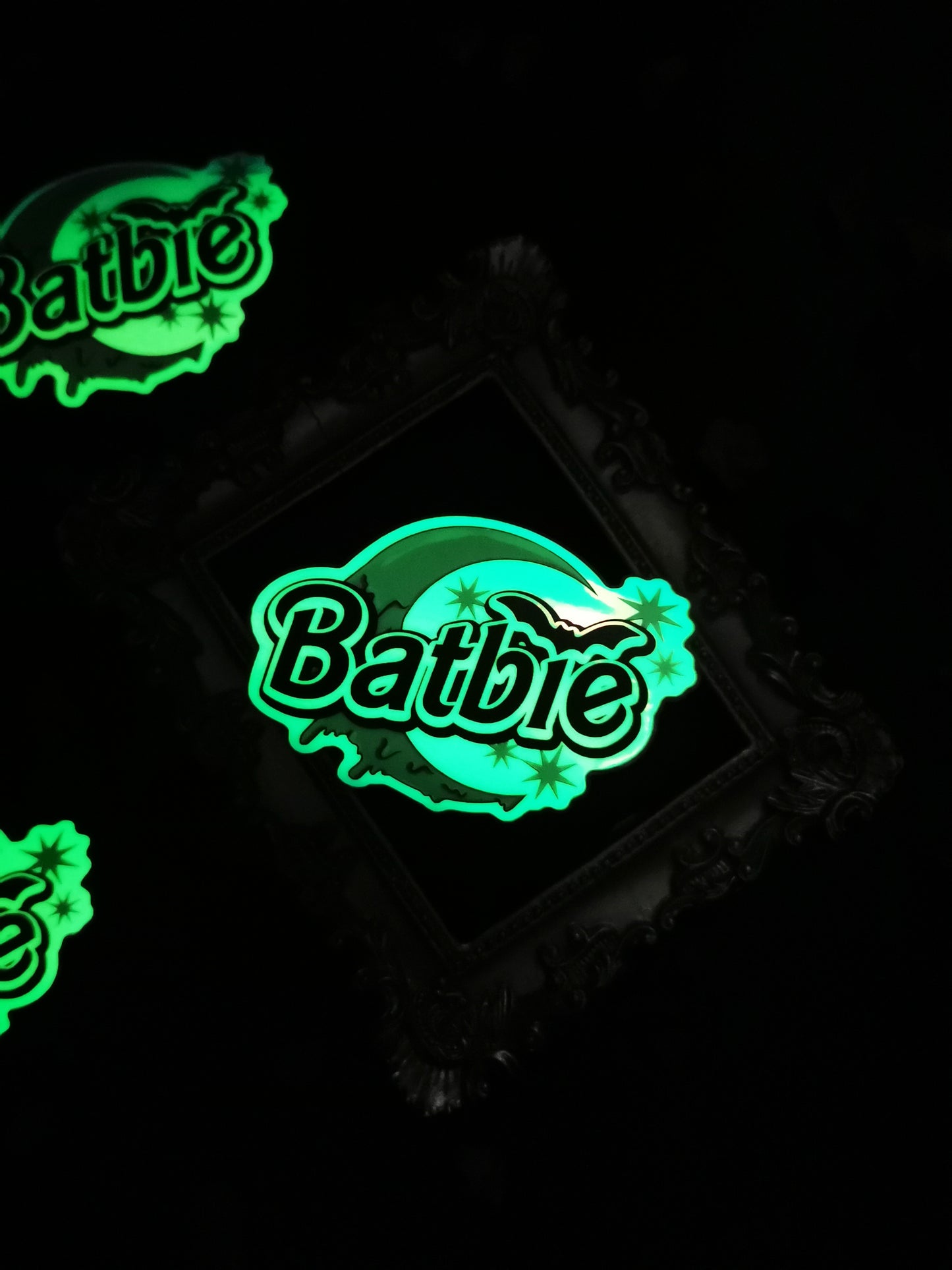 “Batbie” stickers