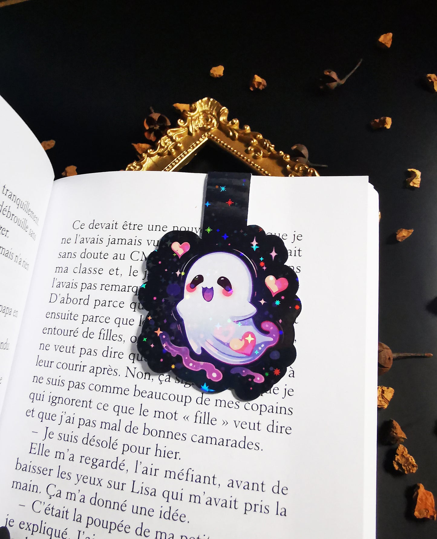 “Cute Ghost” Magnetic Bookmark