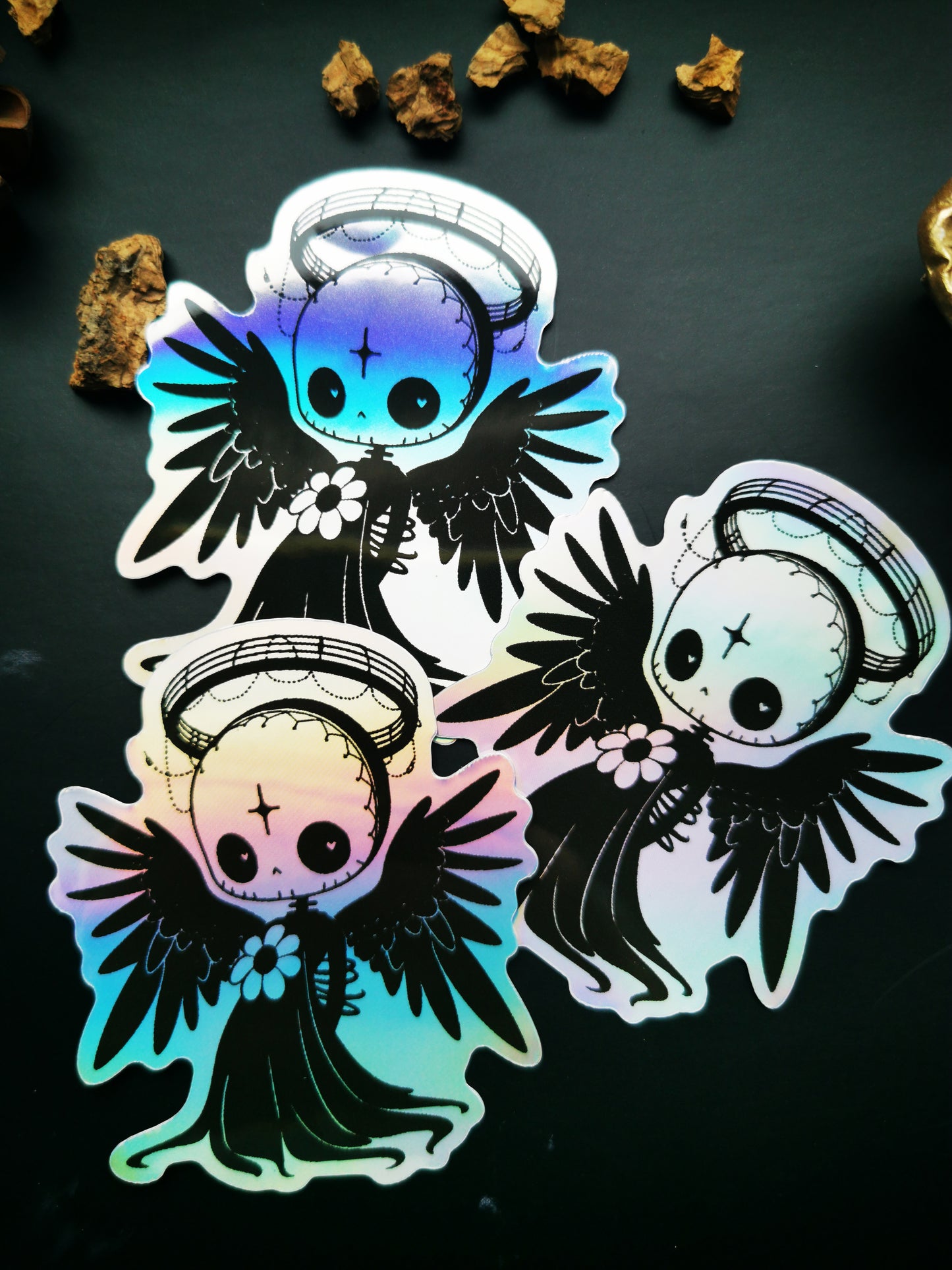 Holographic Sticker "Creepy Angel"