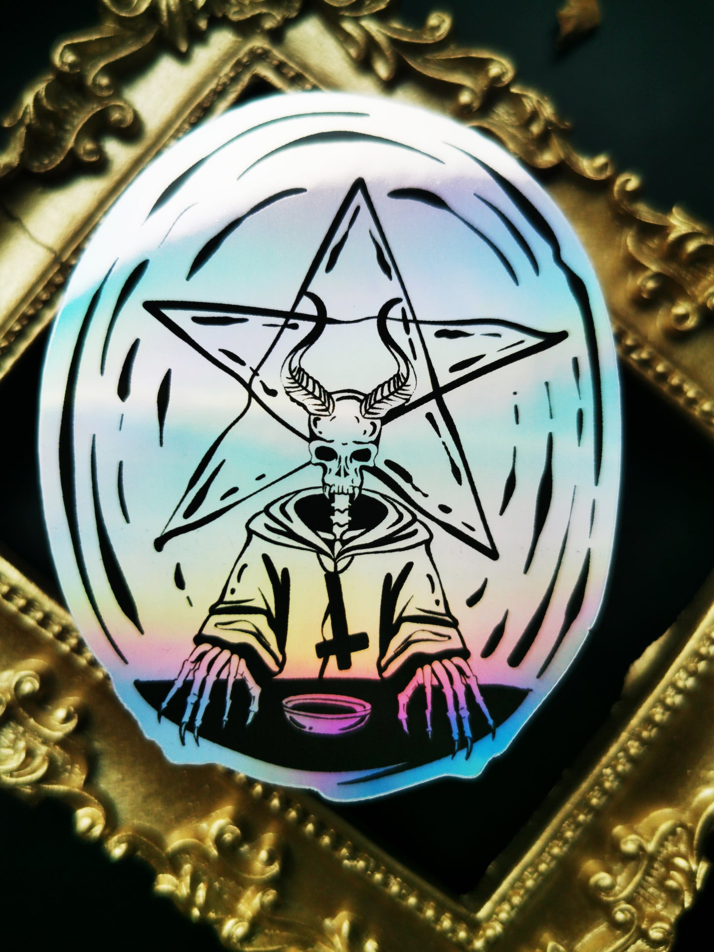 Holographic Sticker "Devil"