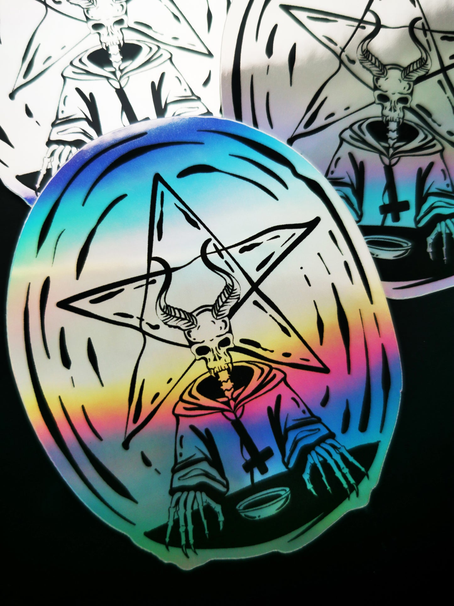 Holographic Sticker "Devil"