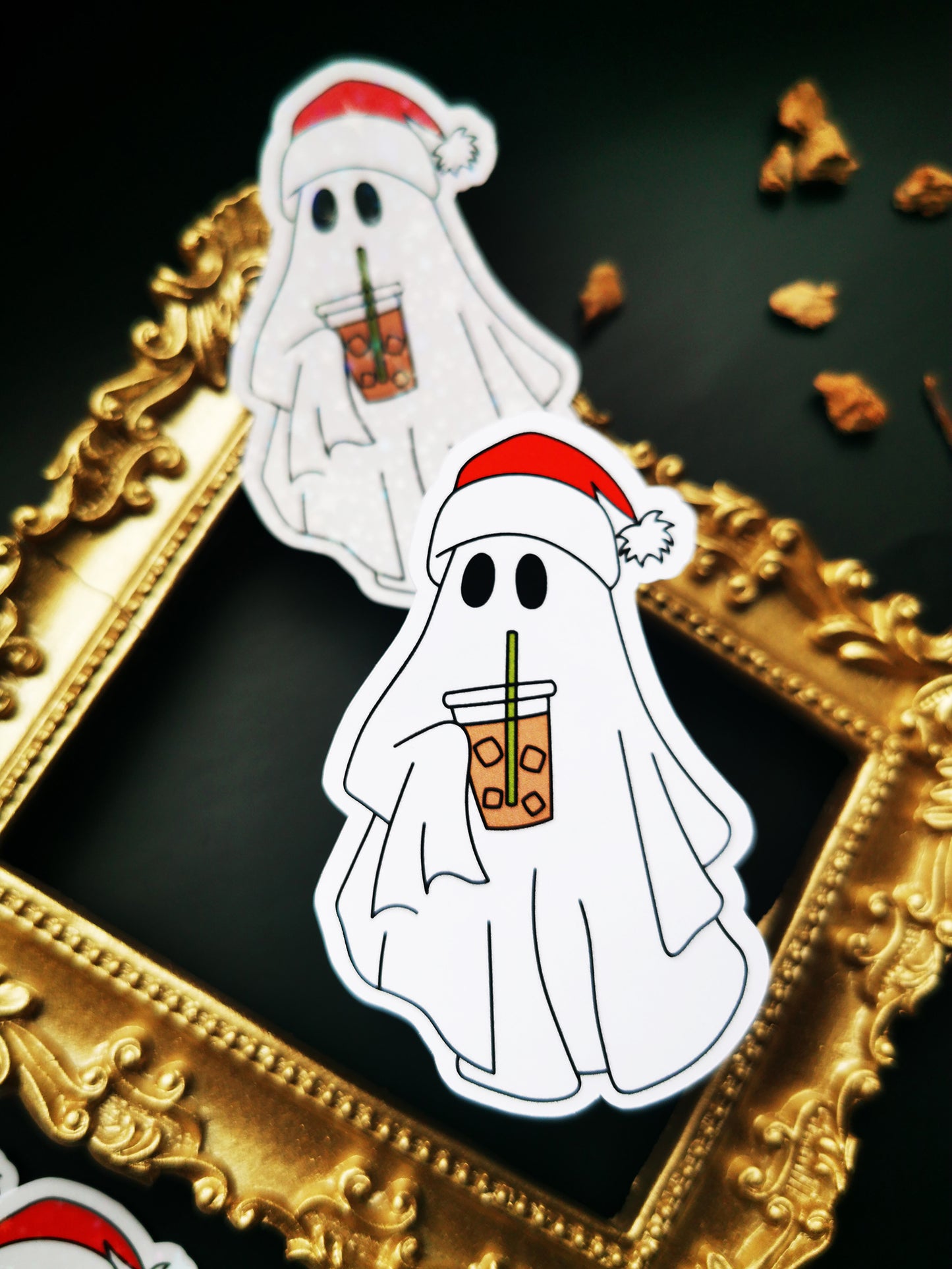 Stickers "Cute Ghost Christmas"