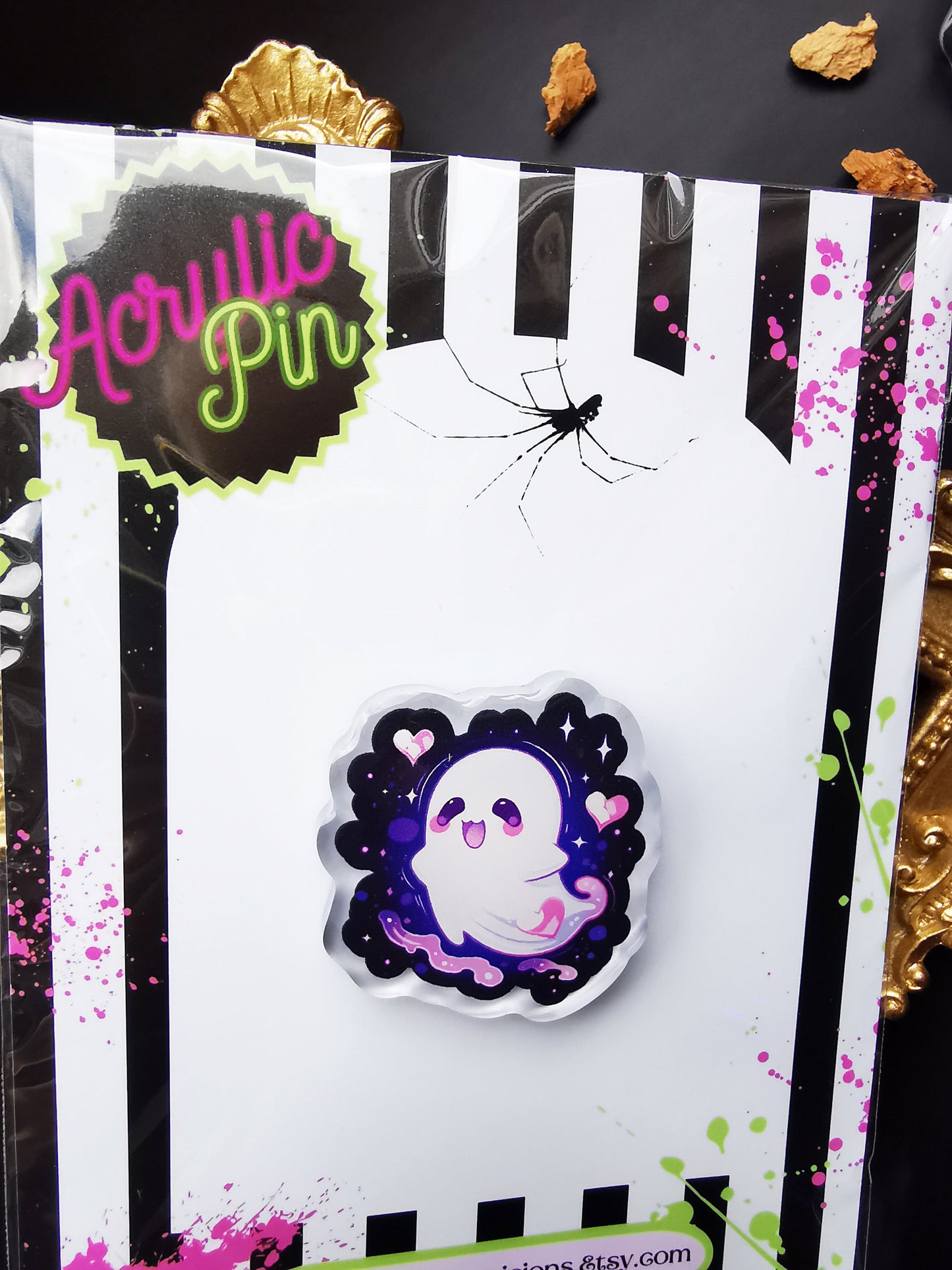 Acrylic Pins “Ghost”