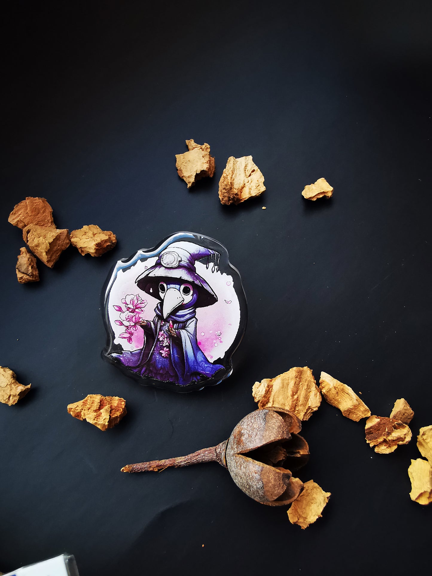 Acrylic Pins "Plague Doctor"