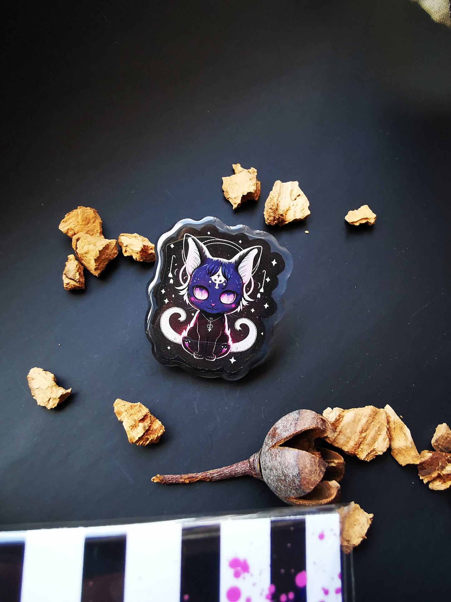 Acrylic Pins "Cosmic Cat"