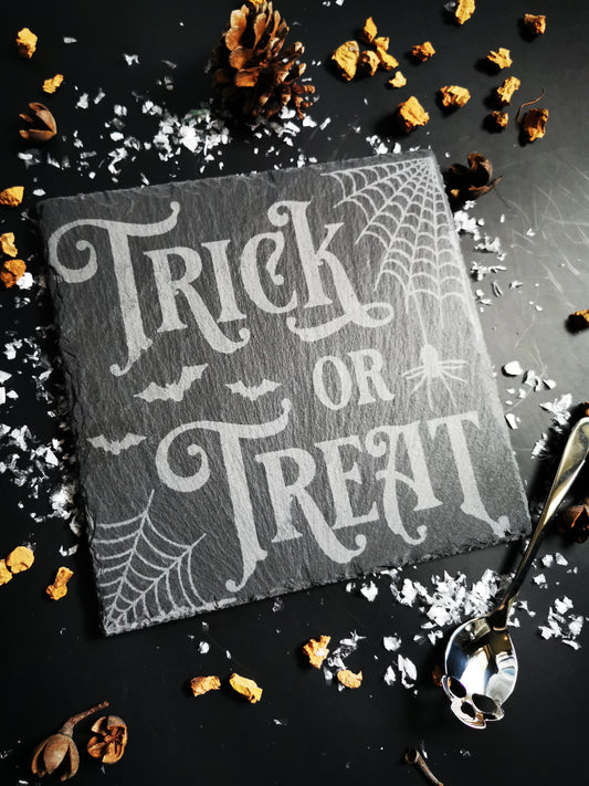 “Trick or Treat” Slate Tray