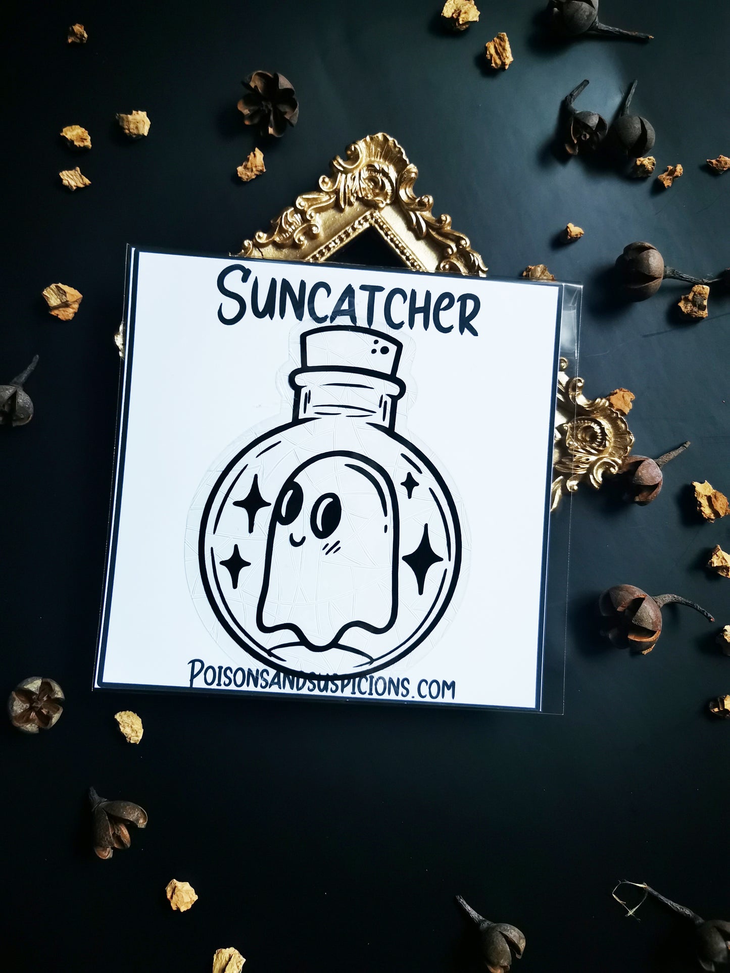 Suncatcher "Ghost Bottle"