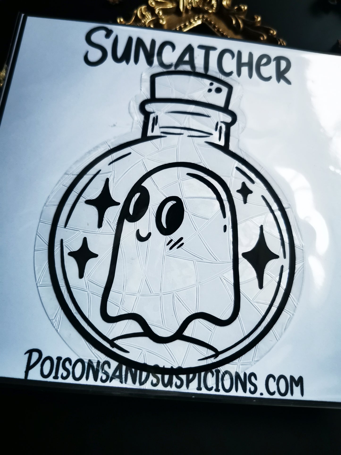 Suncatcher "Ghost Bottle"