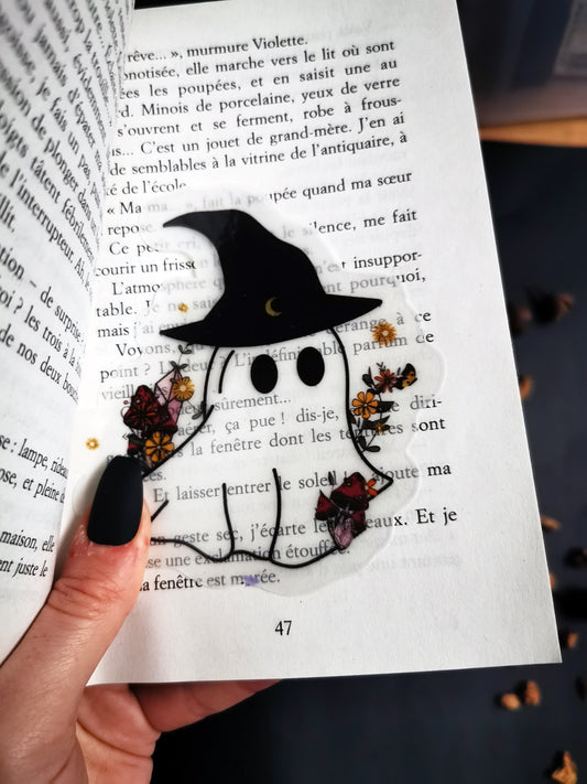 Translucent Bookmark “Witch Ghost”