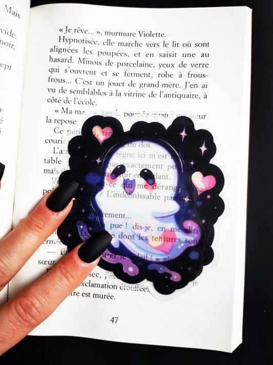 Translucent Bookmark "Spooky Cute Ghost"