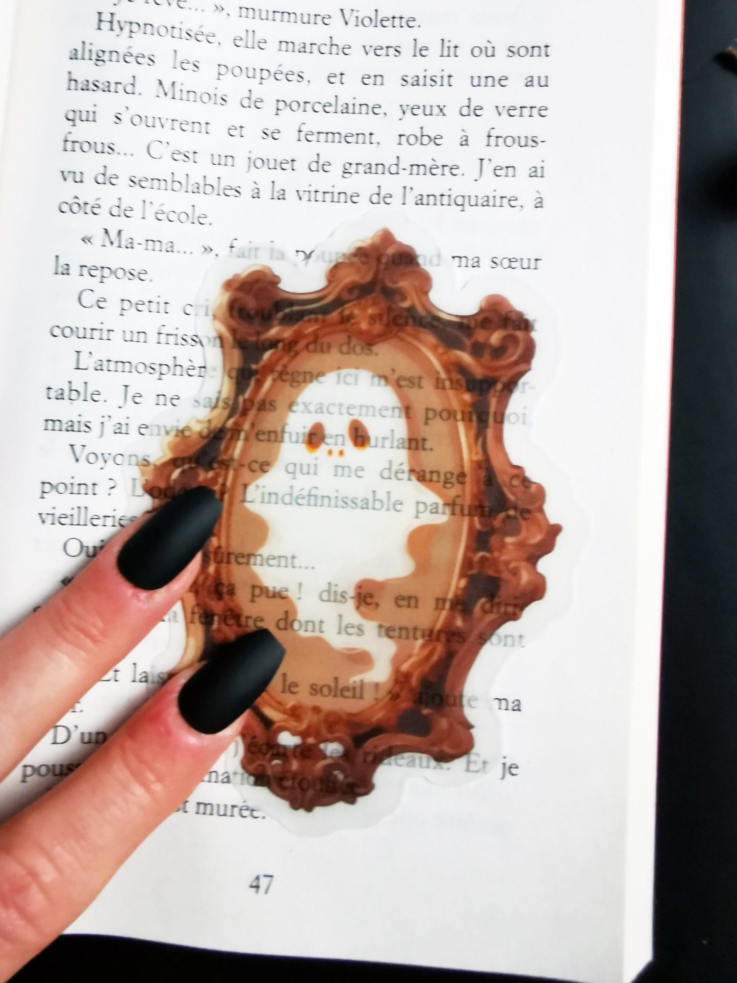 Translucent Bookmark “Ghost Portrait”