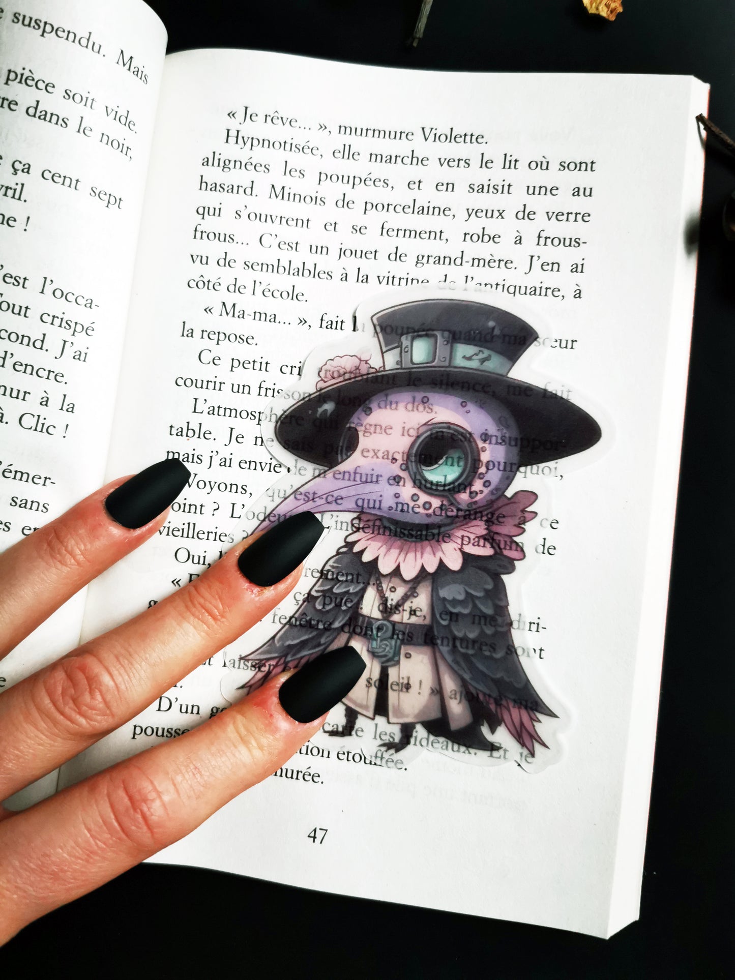 Translucent Bookmark “Plague Doctor”