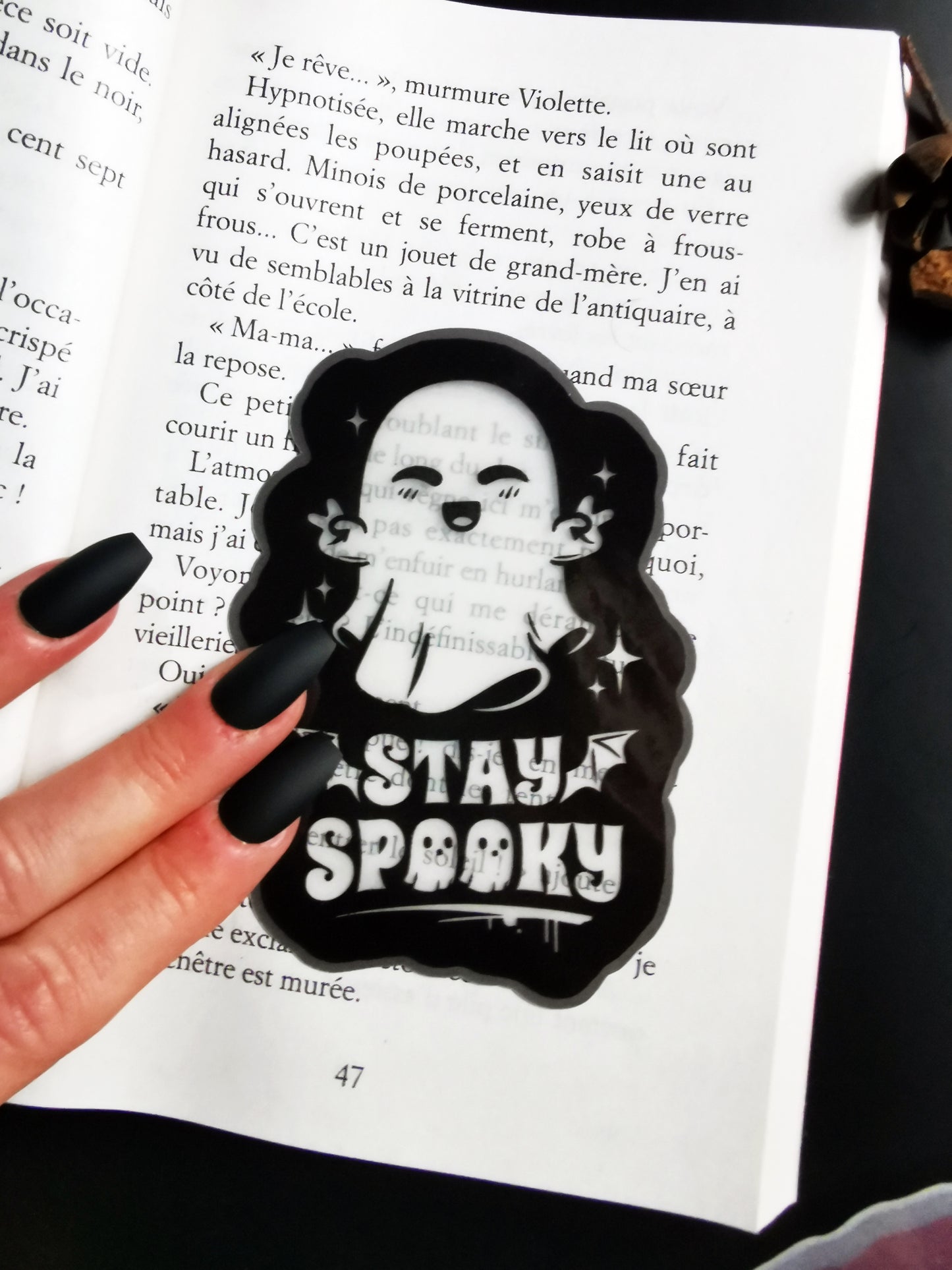 Marque-Page "Ghost Stay Spooky"