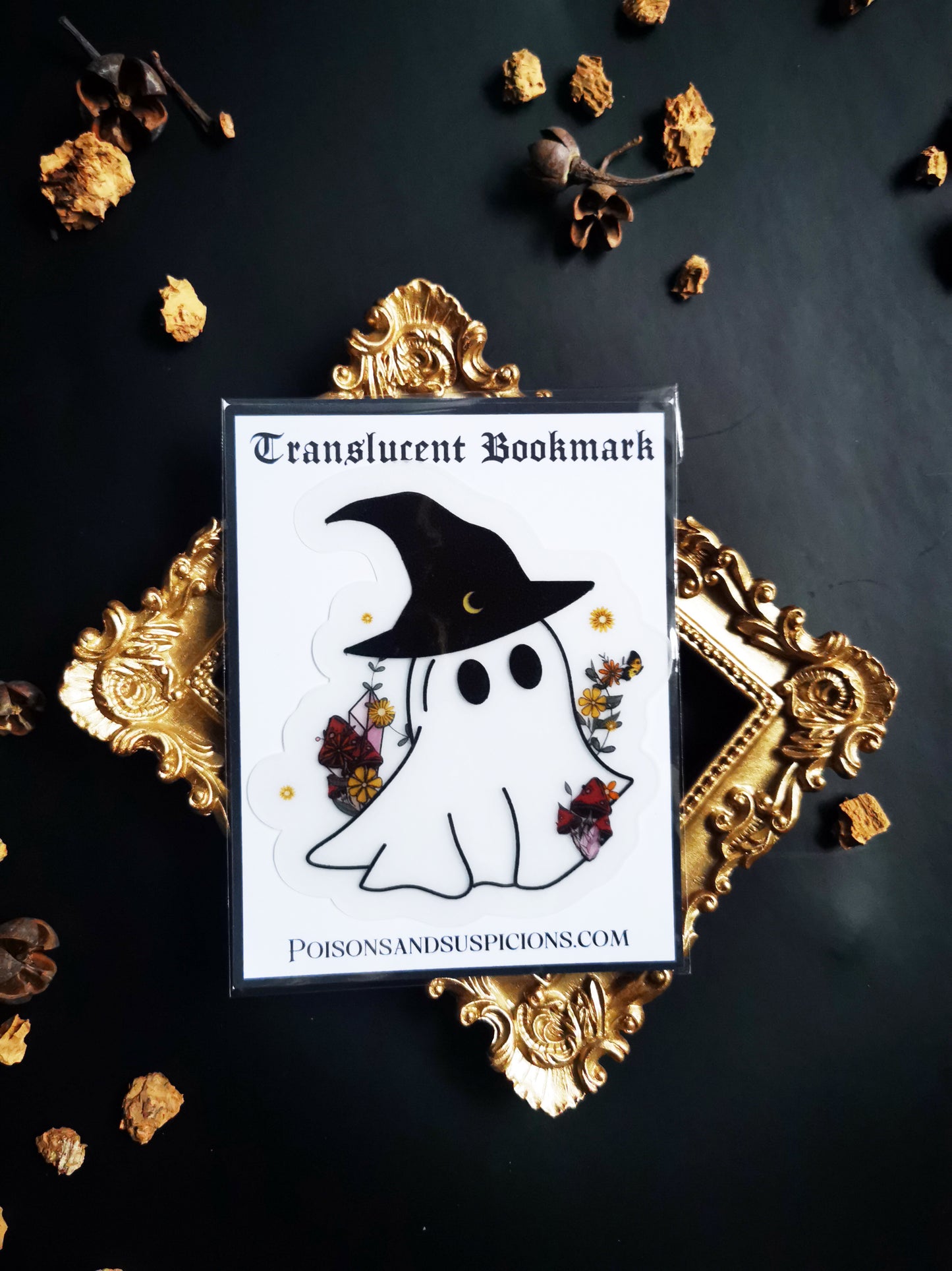 Translucent Bookmark “Witch Ghost”