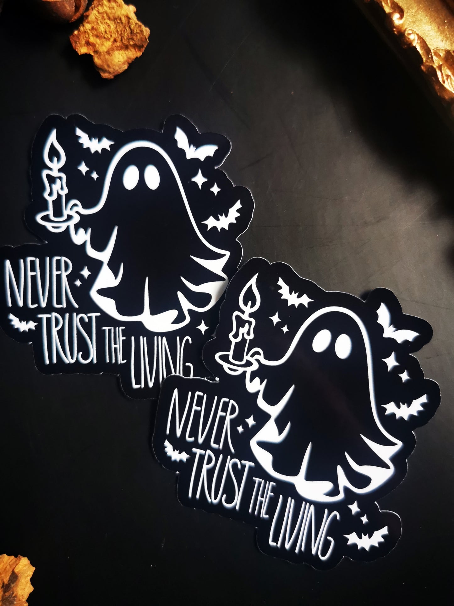 Stickers "Ghost Never trust the Living"