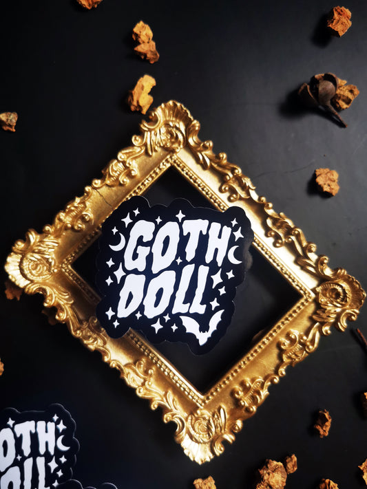 “Goth Doll” stickers