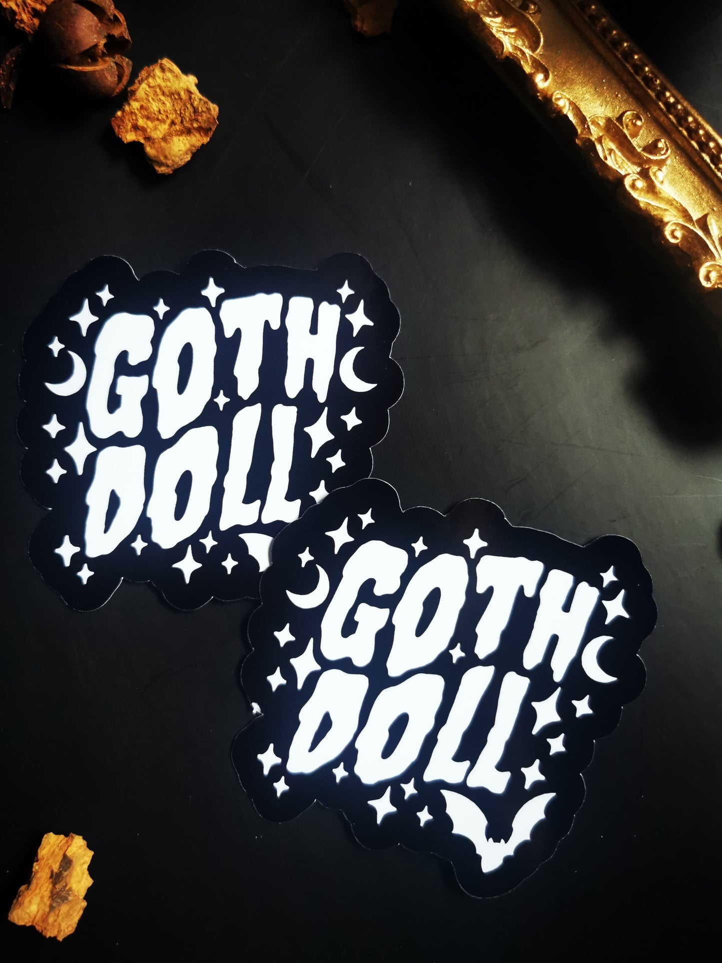 “Goth Doll” stickers