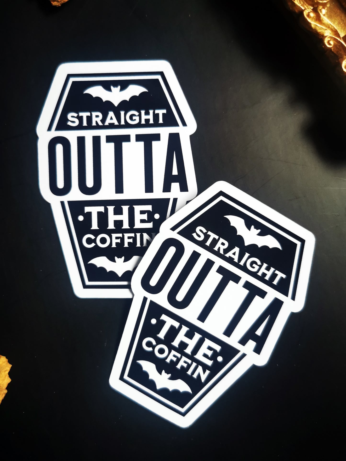 “Straight Outta the Coffin” Stickers