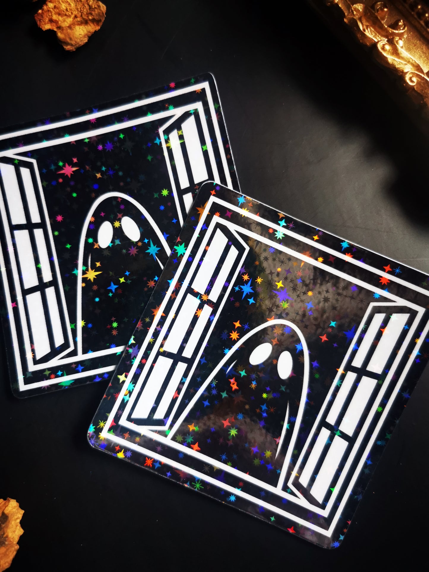 Holographic Stickers "Ghost Window"