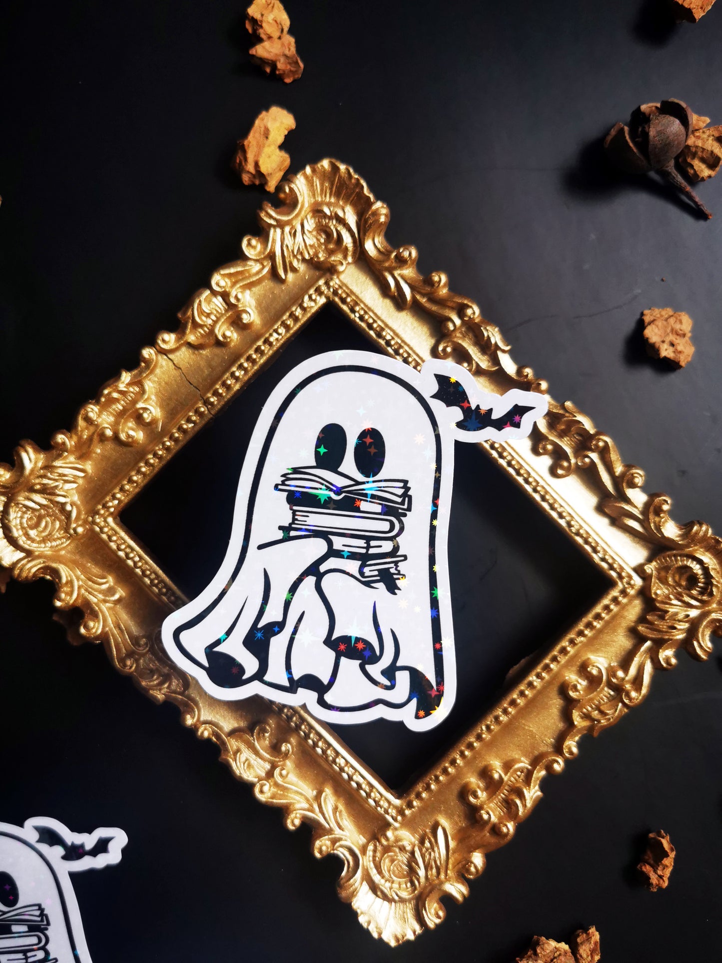 Holographic Stickers “Ghost Books”