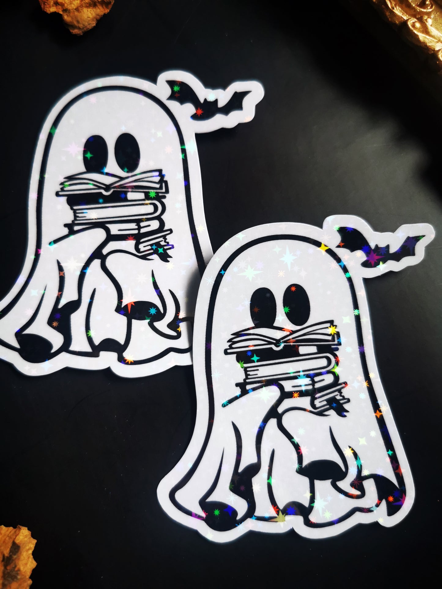 Holographic Stickers “Ghost Books”