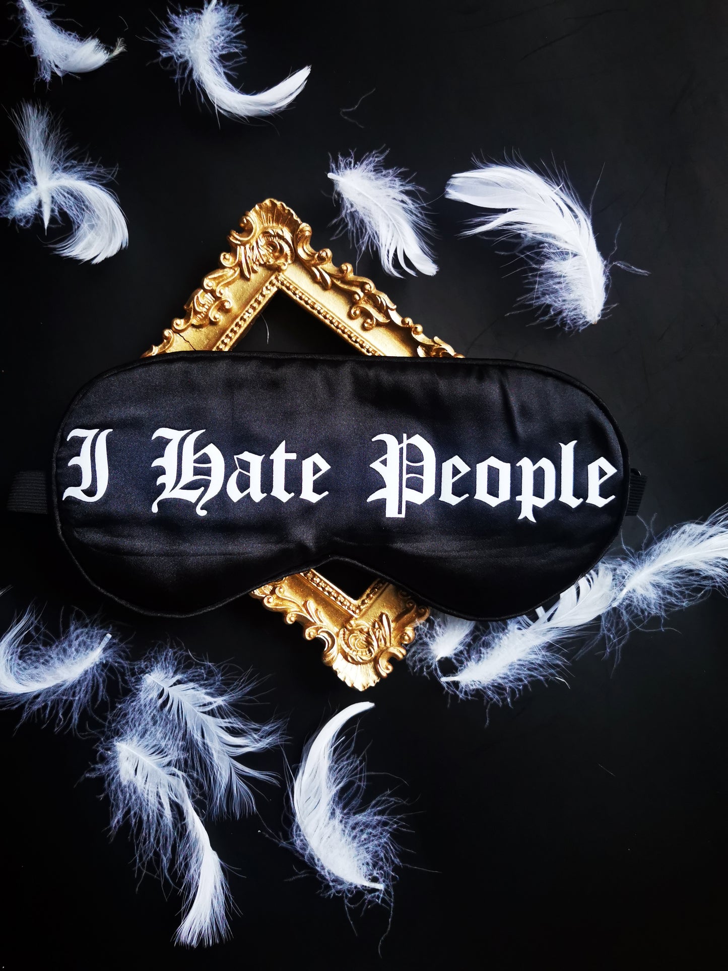 “I Hate People” Sleep Mask