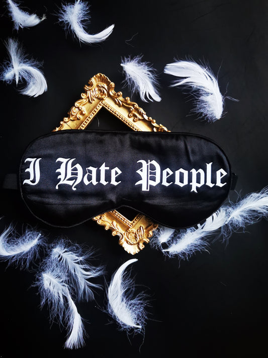 Masque de Sommeil "I Hate People"