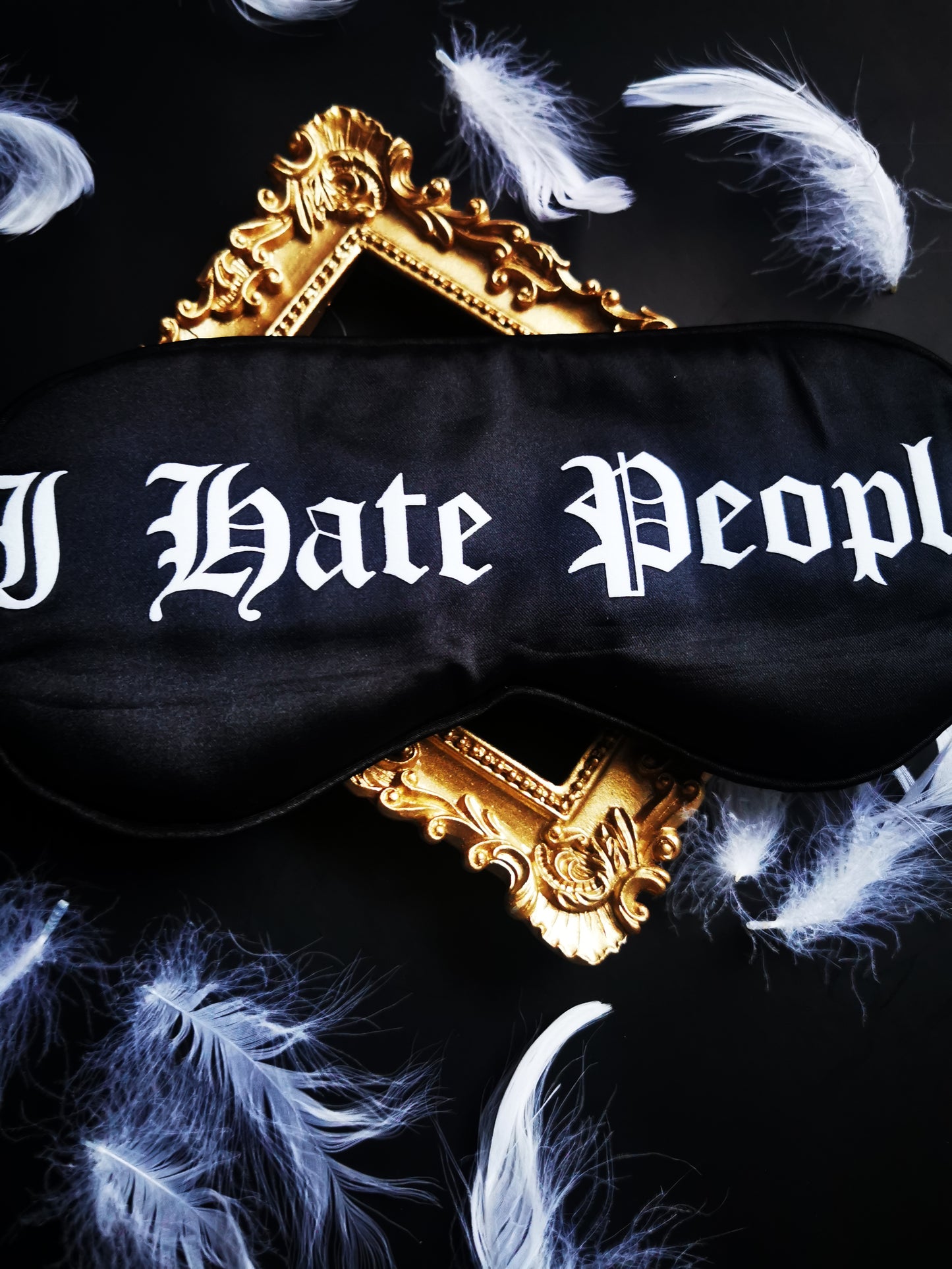 Masque de Sommeil "I Hate People"