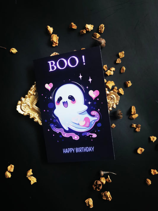 Greeting Card "Boo! Happy Birthday"