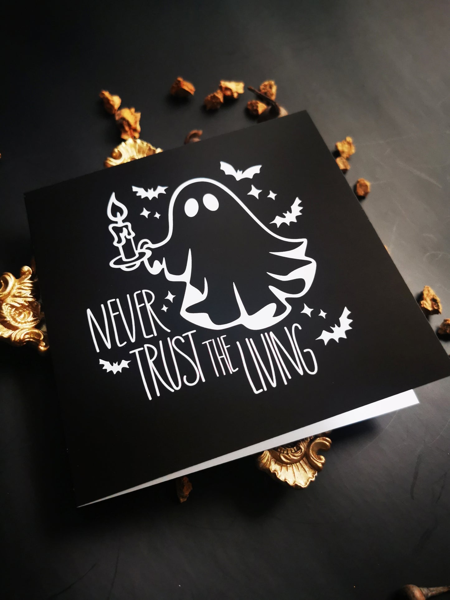 “Never Trust” Greeting Card