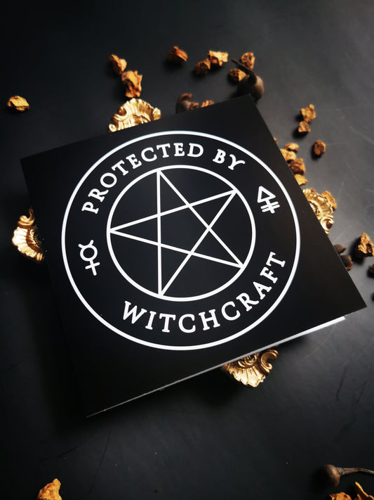 Greeting Card "Protected by Witchcraft"