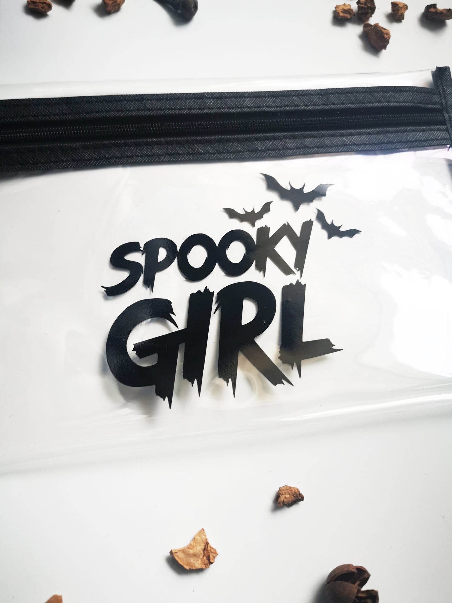 Transparent Pencil Case “Spooky Girl”