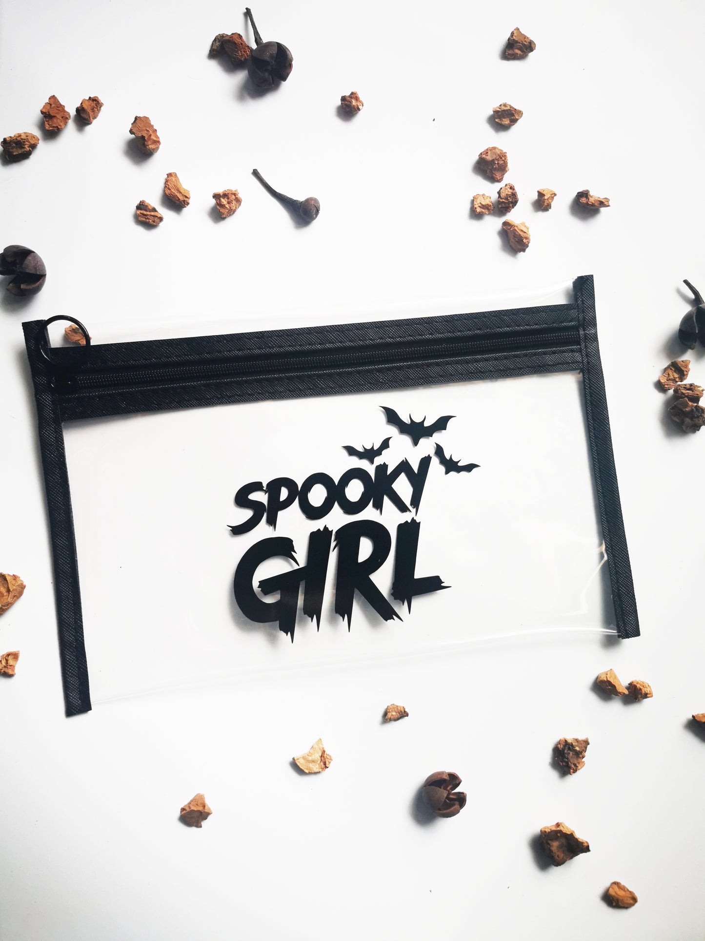 Transparent Pencil Case “Spooky Girl”