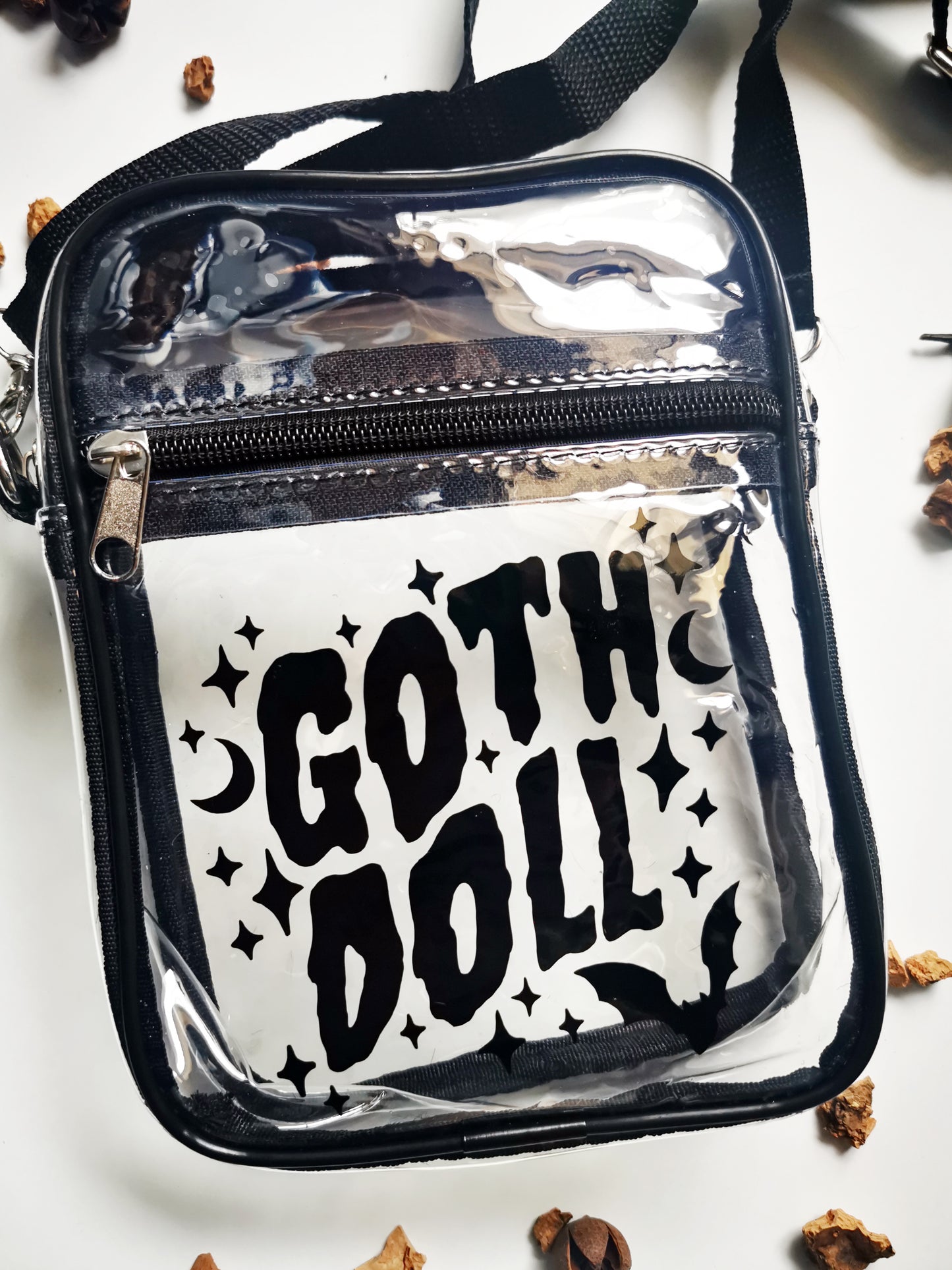 Transparent Bag "Goth Doll"