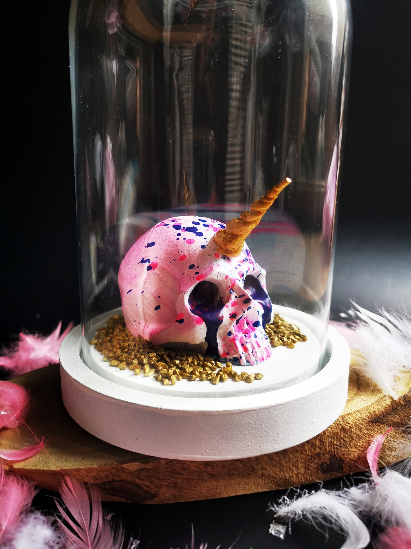 Globe en Verre "Unicorn Skull"