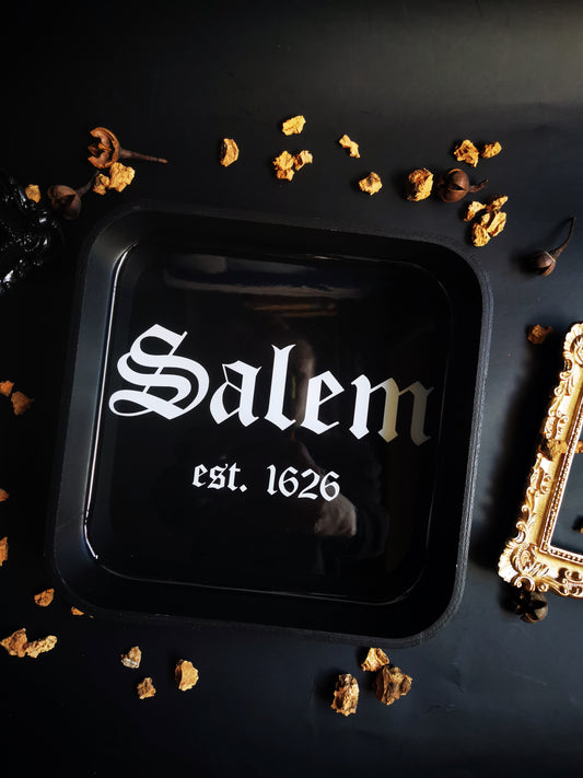 Black Tray "Salem est. 1626"