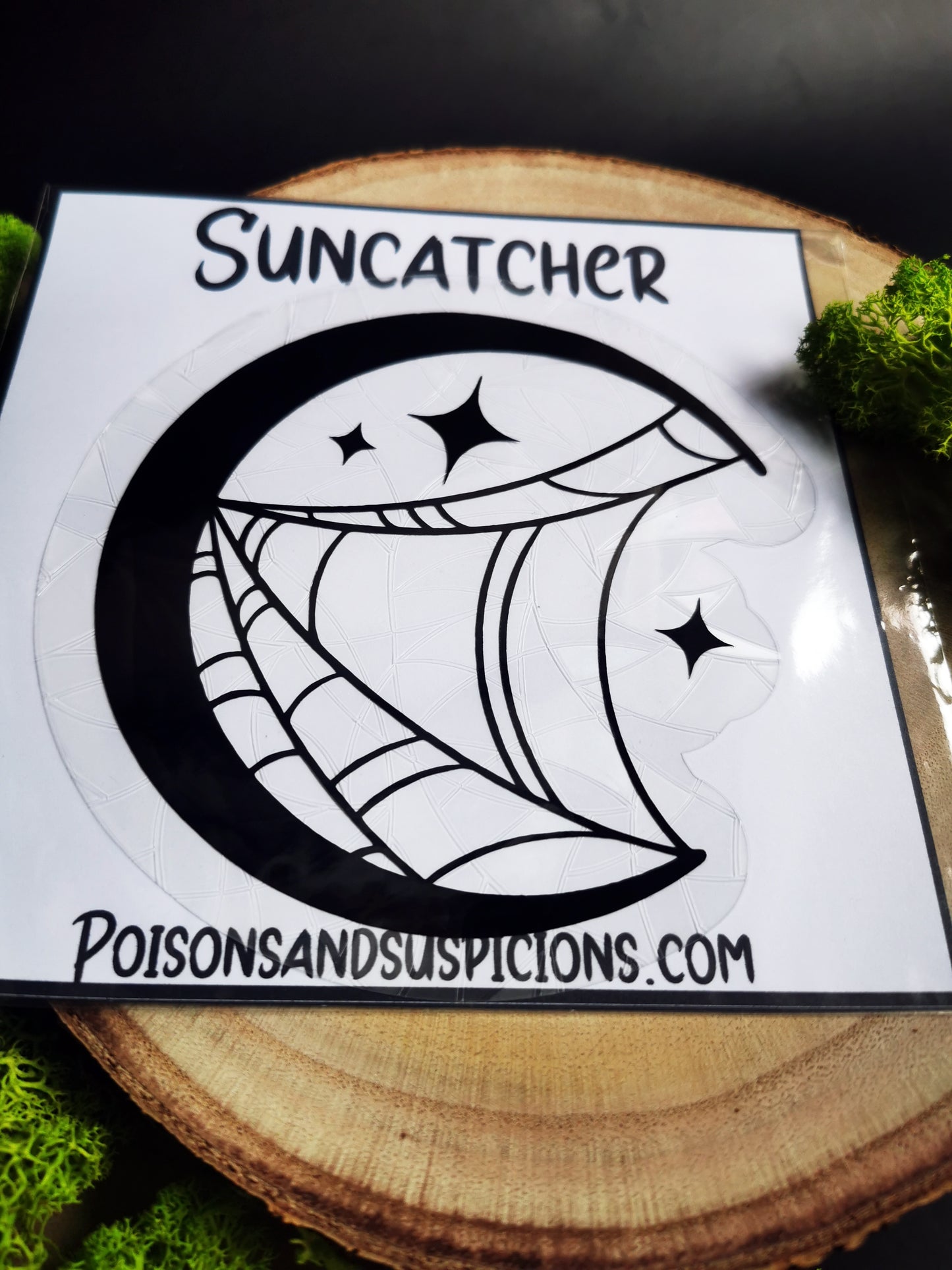 “Spiderweb Moon” Sun Catcher