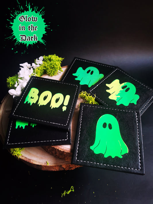 “Ghosts” Coasters Glow in the dark!