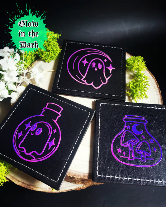 “Ghosts” Coasters Glow in the dark!