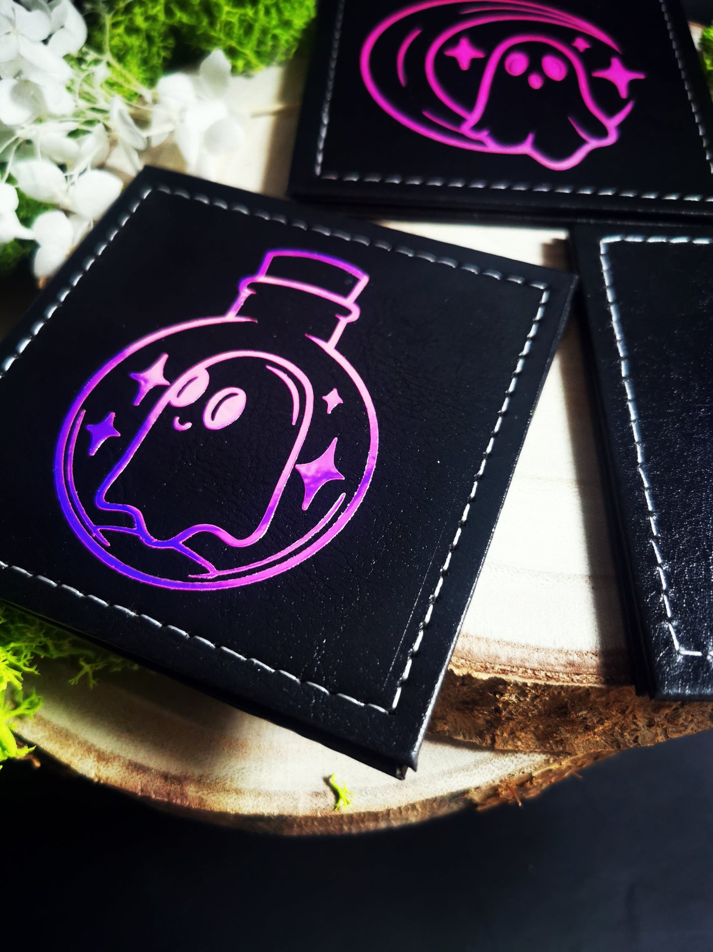 “Ghosts” Coasters Glow in the dark!