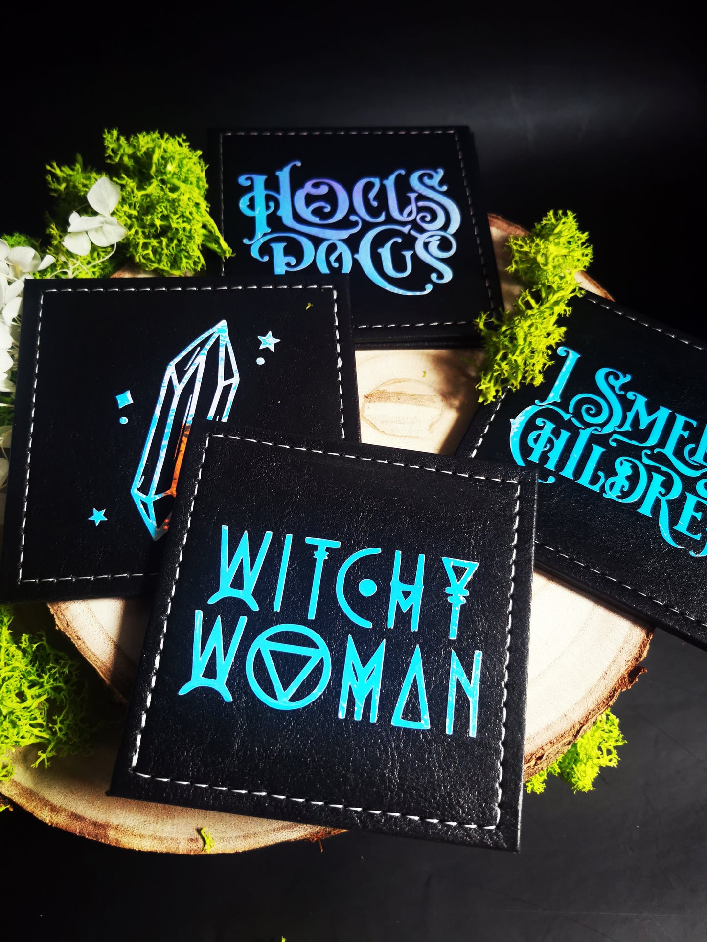 Sous-Verres "Witches" Brillent dans le noir